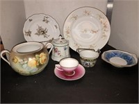 8 x Antique China Pieces from Bavaria