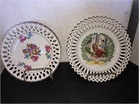 9 x vintage Decorative plates