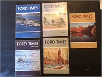 14 x Vintage "Ford Times" Publications 1950's