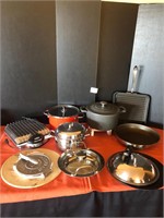 Cooking Items, Pots, Pan, Waffle Maker & More