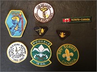 8 x Scouting Cloth Badges