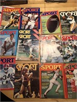 13 x "Sport" magazines 1972-84 Great Covers