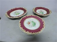 Antique Footed Bowls & Plates