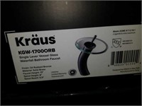 Kraus single lever vessel glass