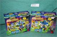 2 N.O.S. NIGHT NINJA TURTLE TOYS W/BOXES