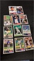 (11) Baseball Collectors Cards