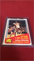 1972-73 Topps Rookie Julius Erving AllStar