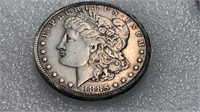 1885 Morgan O Silver Dollar