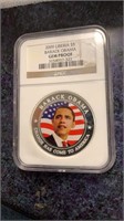 Barack Obama Coin 2009 Liberia GEM PROOF