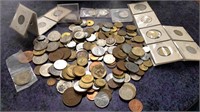 Huge Coin Collection Foreign & US See Desc