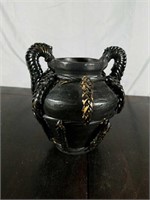 Handmade Pottery Philippines Vase With Wicker