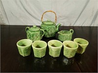 Green Japanese Tea Set