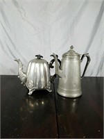 (2) Pewter Pitchers