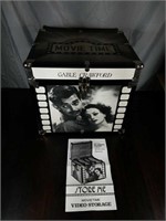 Movie Time VHS Storage Trunk