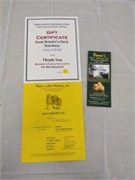 $100 gift certificate for Bonnie's Chick Hatchery