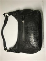 Black Leather Coach Purse -used but nice