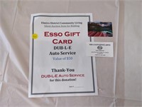 $50 gift certificate for Esso