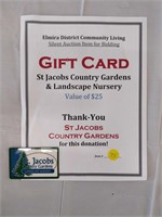 $25 gift cert - St Jacobs Country Gardens Nursery