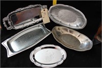 Silver plated Serving Trays