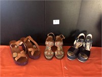 3 pr Ladies Sandals / Heels MiuMiu ++
