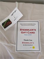 $40 gift cert for Stemmler's