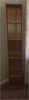 Wood 5 Shelf Cabinet