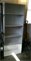 White 5 Shelf Unit