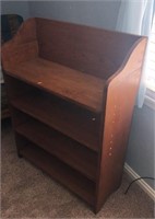 Solid Oak 4 Shelf Book Case