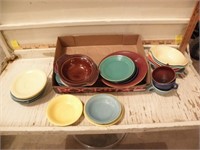 EARLY CALI POTTERY DISHES