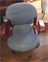 Upholstered Office Chair on Casters