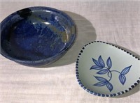 Artisan Design Pottery Bowl And Dish