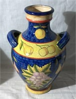 Decorative Ceramic Tall Vase Double Handles