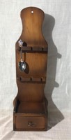 Wood Souvenir Spoon holder Box