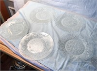 Lot of 5 Luncheon Plates Tiara Indiana Glass