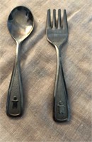Deluxe Stainless Japan Baby Spoon & Fork