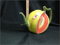 Department 56 Cantelope Tea Pot