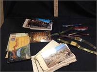 Post cards, Bulova & Seiko Watches, Fountain Pen