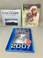 3 hard cover books - Calgary , Guinness, spring