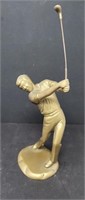Brass Baron San Diego golfer figurine approx