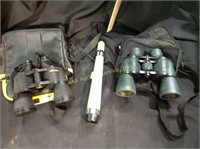 (2) sets of Binoculars, one Bushnell, One