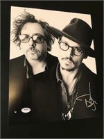 Johnny Depp autograph 11 x 14 photo COA PSA/DNA