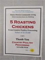 5 roasting chicken from Country Poultry Processing