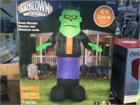 GREEN MONSTER INFLATABLE 12FT TALL