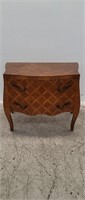 Italian parquetry bombe' chest