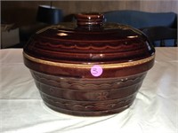 Marcrest Stoneware USA Pottery Pot with Lid