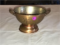 Small Copper Colored Metal Strainer