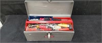 Craftsman toolbox w/tools sockets, screwdrivers