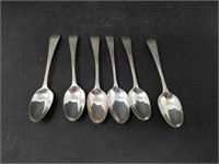 Antique silver hallmarked spoons 82 g