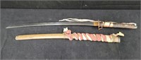 Antique Samurai Japanese sword approx 37" in lengt