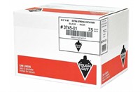 BOX OF 250 TRASHCAN LINER BLACK BAGS, 26 X 24"